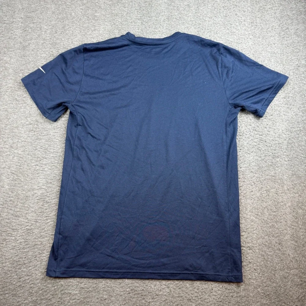 Nike Seattle Seahawks T-Shirt Men's Medium Navy Blue Dri-Fit Logo Athletic Tee